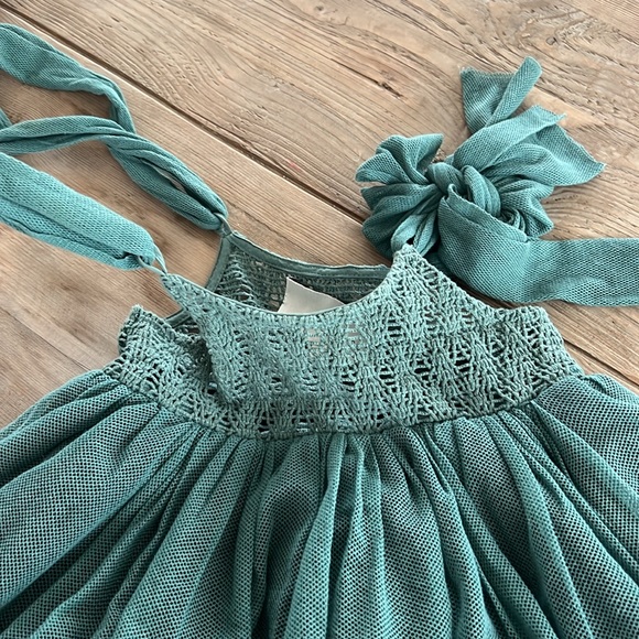 Bebe Organic Tulle and Crochet Dress as new - Picture 6 of 11